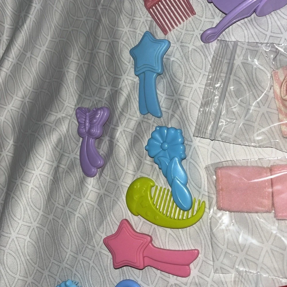 80s My Little Pony accessories lot , Brushes , Combs , Shoes , Clothes ,etc,